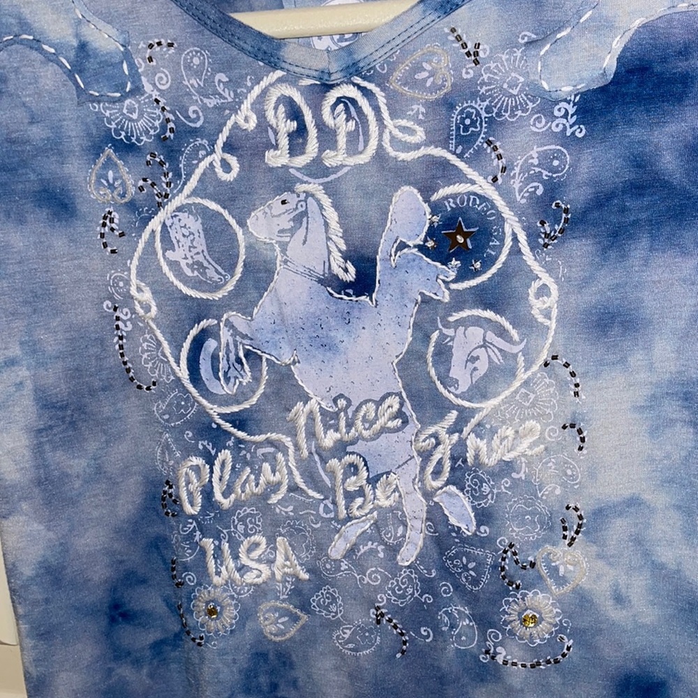 Adorable Double D Ranch Tee, Size S, NWOT